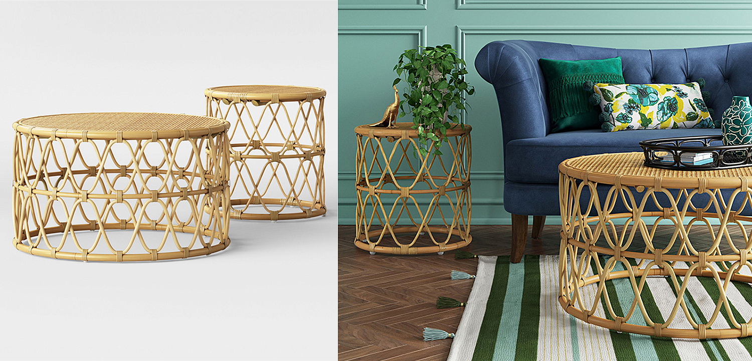 Приставной стол Lotta Wicker Table Приставной стол Lotta Wicker Table - Loft-Concept в Твери