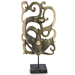 Маска ручной работы деревянная резная Mask Abstraction варинант исполнения - 1 | Loft Concept в Твери