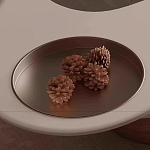 Журнальный столик фигурный со стеклянной столешницей Table Drop варинант исполнения - 6 | Loft Concept в Твери