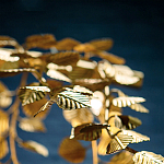 Люстра золотая с декором в виде веток эвкалипта Eucalyptus Branches варинант исполнения - 6 | Loft Concept в Твери