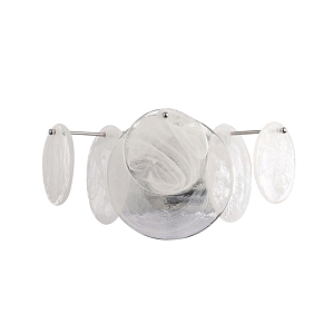 Бра Plates Silver с Матовым Стеклом