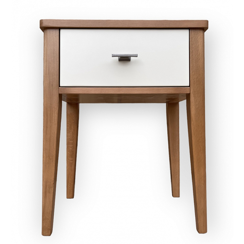 Тумба прикроватная с ящиком Tasteful Furniture Коричневый Серый Слоновая кость Тумба прикроватная с ящиком Tasteful Furniture Коричневый Серый Слоновая кость в Твери | Loft Concept