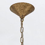 Люстра подвесная с круглыми дисками из серого фактурного стекла с белым матовым шаром внутри Quintiesse варинант исполнения - 4 | Loft Concept в Твери