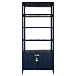 Стеллаж со стеклянными полками Elsa Dreams Blue варинант исполнения - 9 | Loft Concept в Твери