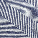 Плед из шерсти мериноса темно-синего цвета 130×180 см Indigo Waves варинант исполнения - 2 | Loft Concept в Твери