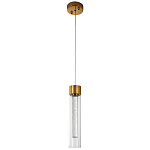 Подвесной светильник золото Sparkling Bubbles Tube Gold Hanging Lamp варинант исполнения - 2 | Loft Concept в Твери