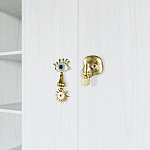 Большой шкаф с витриной Elsa Dreams White варинант исполнения - 4 | Loft Concept в Твери