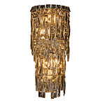 Бра с каскадом из прозрачного хрусталя и корпусом золотого цвета Constant Sparks варинант исполнения - 7 | Loft Concept в Твери