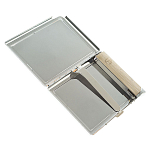 Портсигар с газовой зажигалкой из натурального камня Яшма Змеиная Stone Cigarettes Cases варинант исполнения - 3 | Loft Concept в Твери