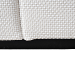 Дизайнерское кресло мягкое с обивкой из рогожки кремового цвета Decoration of Everything варинант исполнения - 3 | Loft Concept в Твери