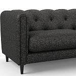 Мебельная ткань Шенилл темно-серый цвет 138 см T4-40 варинант исполнения - 4 | Loft Concept в Твери