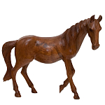 Статуэтка из дерева суар дикая лошадь Wild Horses варинант исполнения - 3 | Loft Concept в Твери