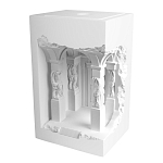 Встраиваемый в стену гипсовый светильник под покраску с колоннами и арками в античном стиле Antiquity Athena варинант исполнения - 2 | Loft Concept в Твери