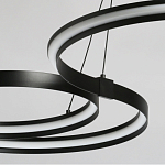 Люстра подвесная светодиодная в виде волнообразной ленты Ribbon Vortex варинант исполнения - 11 | Loft Concept в Твери