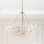 Люстра декорированная цветами из стекла Lightness of Flowers варинант исполнения - 2 | Loft Concept в Твери