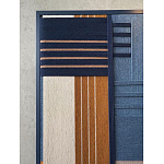 Панно из шнура Синяя геометрическая абстракция wall panel line Blue варинант исполнения - 3 | Loft Concept в Твери