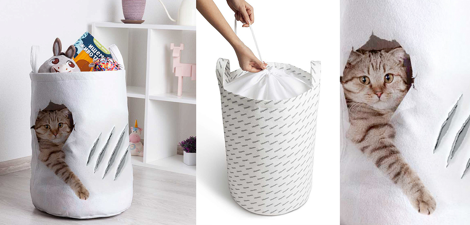 Корзина Hello Cat Basket Корзина Hello Cat Basket - Loft-Concept в Твери