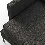 Мебельная ткань Шенилл темно-серый цвет 138 см T4-40 варинант исполнения - 3 | Loft Concept в Твери