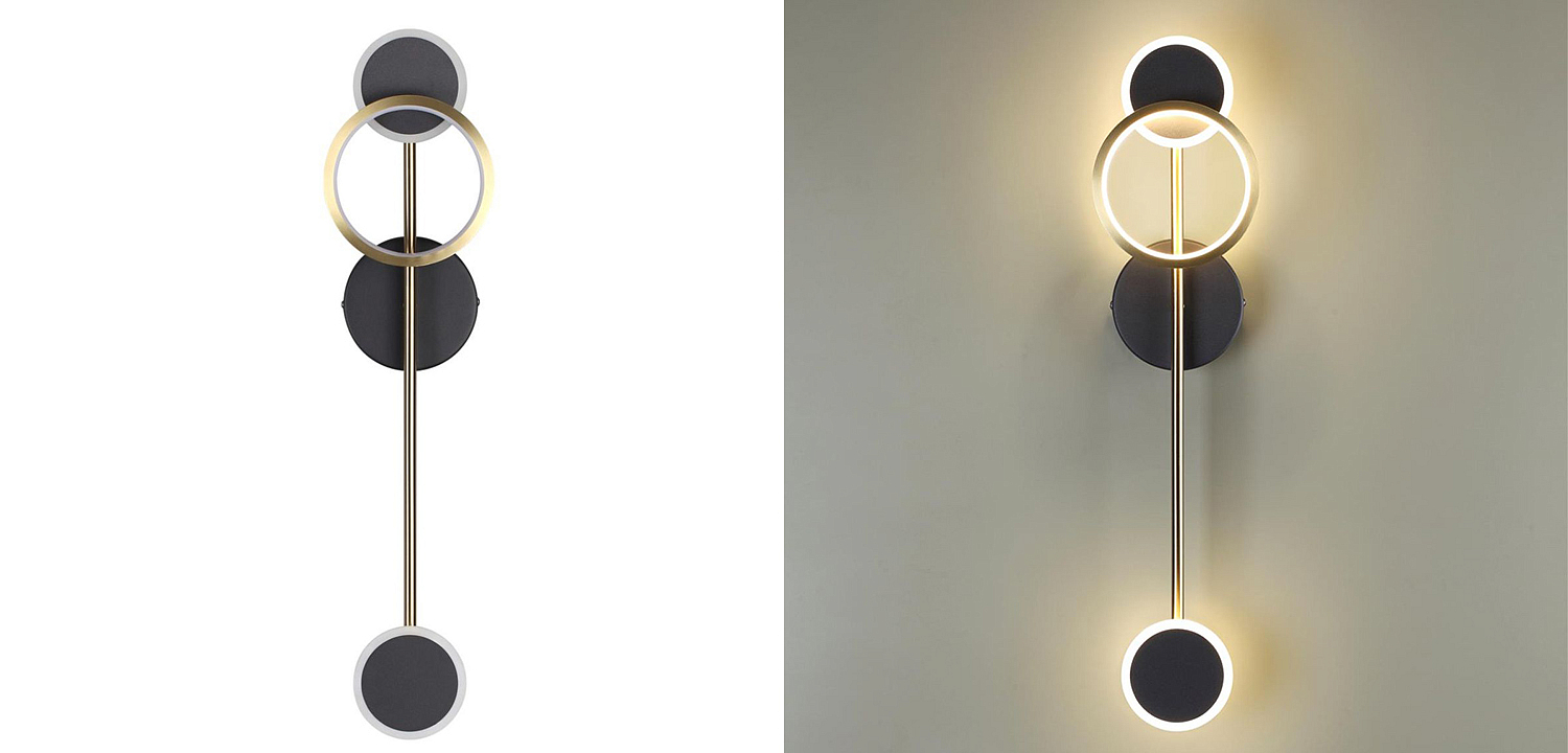 Бра Bendik Gold Ring Wall lamp A Бра Bendik Gold Ring Wall lamp A - Loft-Concept в Твери