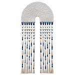 Настенное украшение из нитей Корона с кисточками Crown Wall Hanging варинант исполнения - 4 | Loft Concept в Твери