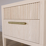 Прикроватная Тумбочка Primo с двумя ящиками Светлый дуб варинант исполнения - 4 | Loft Concept в Твери