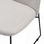 Стул мягкий светло-серый Chair Gray Runners варинант исполнения - 7 | Loft Concept в Твери