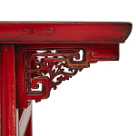 Деревянная консоль в китайском стиле с 2-мя ящиками с резным декором красная Yan Chinese Console Table варинант исполнения - 3 | Loft Concept в Твери