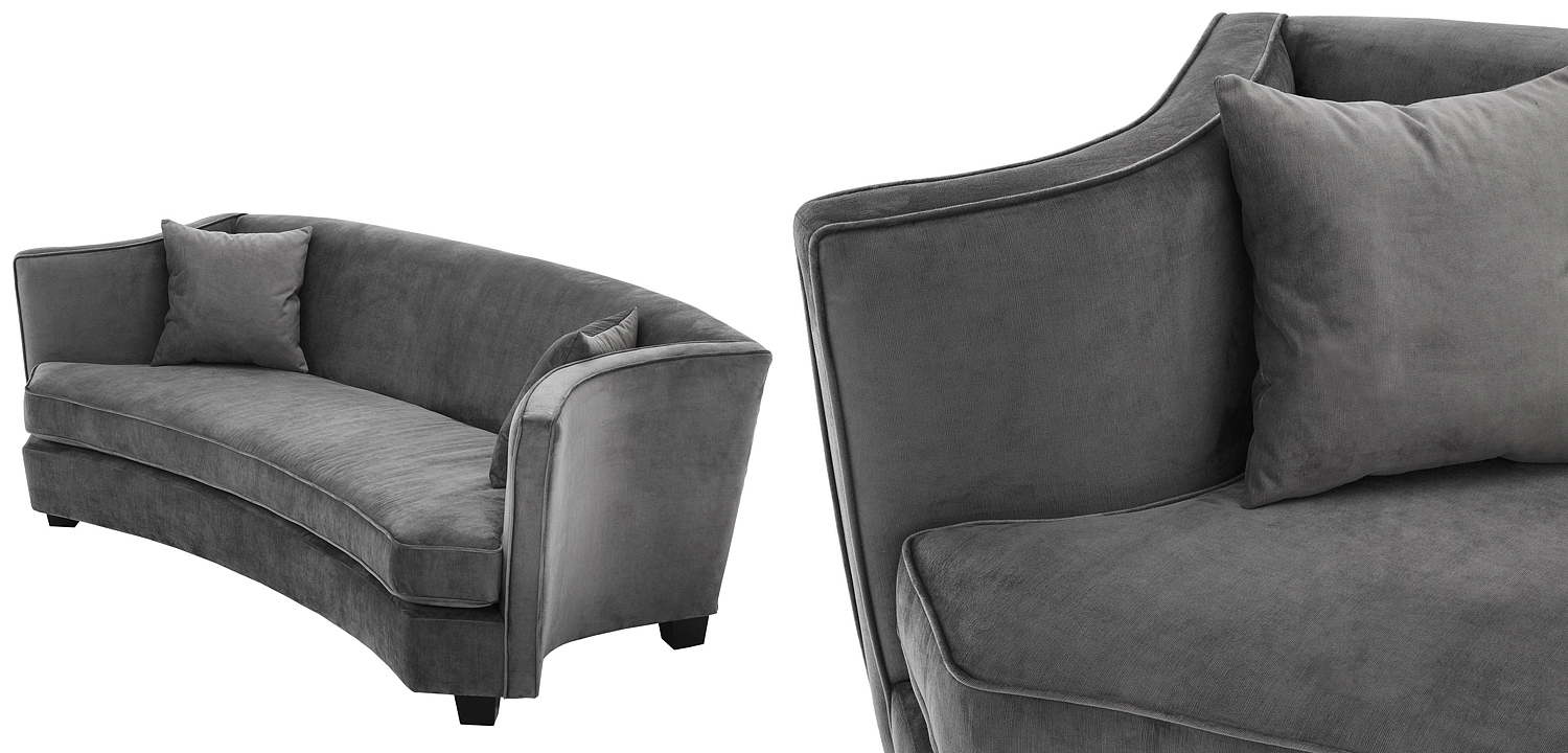 Диван Eichholtz Sofa Jiulietta Grey 3 Диван Eichholtz Sofa Jiulietta Grey 3 - Loft-Concept в Твери