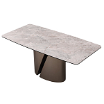 Стол обеденный керамический серый Servorios варинант исполнения - 3 | Loft Concept в Твери