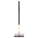 Ручка шариковая на подставке из натурального камня Обсидиан Stone Pens варинант исполнения - 1 | Loft Concept в Твери