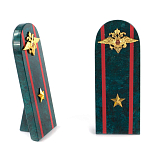 Сувенир Погон МВД из натурального камня змеевик Souvenir Epaulets варинант исполнения - 5 | Loft Concept в Твери
