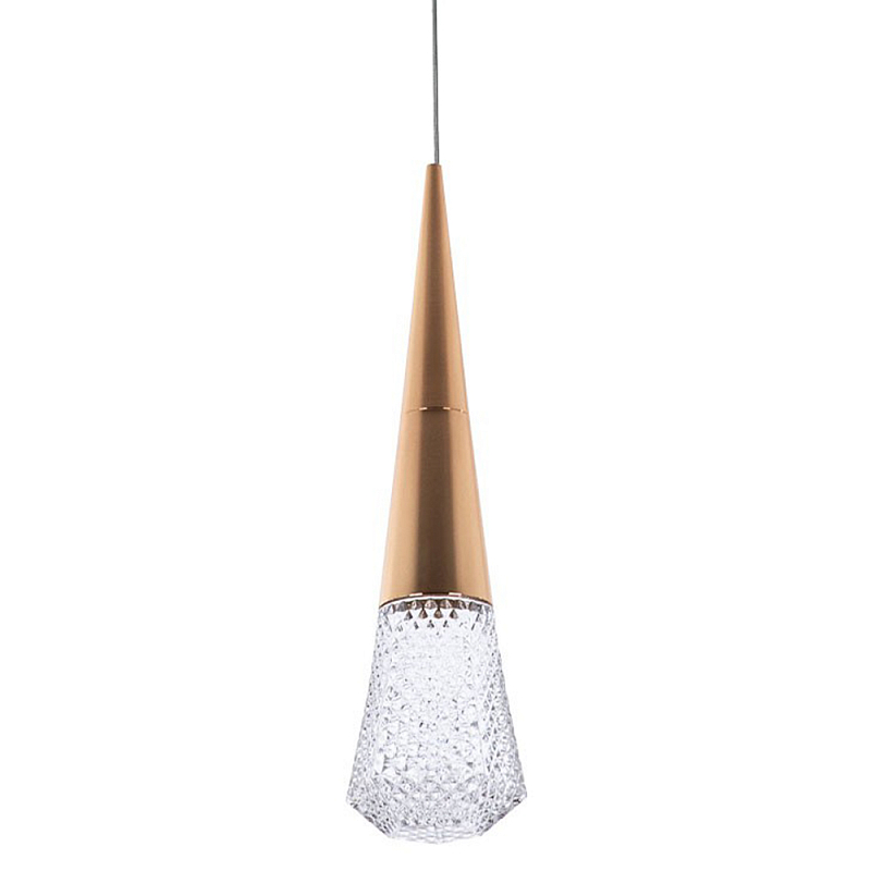 Подвесной светильник капля Acrylic Droplet Gold Hanging Lamp Прозрачный Золотой Подвесной светильник капля Acrylic Droplet Gold Hanging Lamp Прозрачный Золотой в Твери | Loft Concept