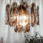 Люстра из круглых стеклянных элементов Vienna варинант исполнения - 6 | Loft Concept в Твери