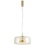 Подвесной светильник Blanton Amber Glass Hanging Lamp 38 варинант исполнения - 2 | Loft Concept в Твери
