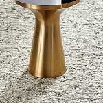 Приставной столик из латуни Grant Brass Side Table варинант исполнения - 2 | Loft Concept в Твери