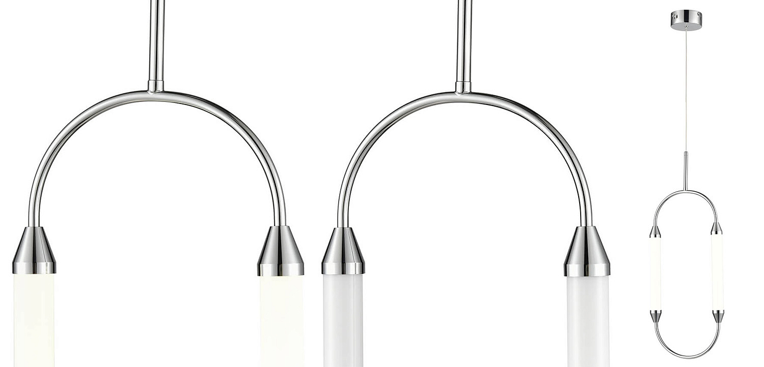 Подвесной светильник Giopato & Coombes CIRQUE Pendant Ellipse Vertical Chrome M Подвесной светильник Giopato & Coombes CIRQUE Pendant Ellipse Vertical Chrome M - Loft-Concept в Твери