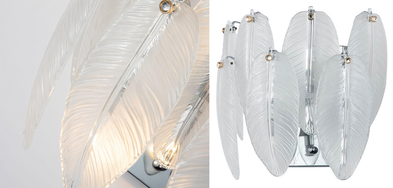 Бра Bud Petals Wall Lamp Chrome Бра Bud Petals Wall Lamp Chrome - Loft-Concept в Твери