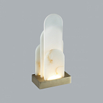 Настольная лампа с белыми вертикальными элементами Alabaster Totem   варинант исполнения - 6 | Loft Concept в Твери