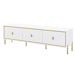 ТВ-тумба белая с тремя ящиками Antique Order варинант исполнения - 1 | Loft Concept в Твери