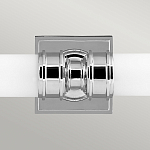 Бра для ванных комнат горизонтальное с двумя матовыми стеклянными цилиндическими плафонами Feiss варинант исполнения - 6 | Loft Concept в Твери