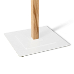 Вешалка с квадратным основанием и 4-мя белыми металлическими крючками Industrial Metal Rust варинант исполнения - 3 | Loft Concept в Твери