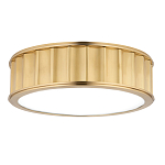 Потолочный светильник с гофрированным абажуром цвета латунь Millennium варинант исполнения - 2 | Loft Concept в Твери