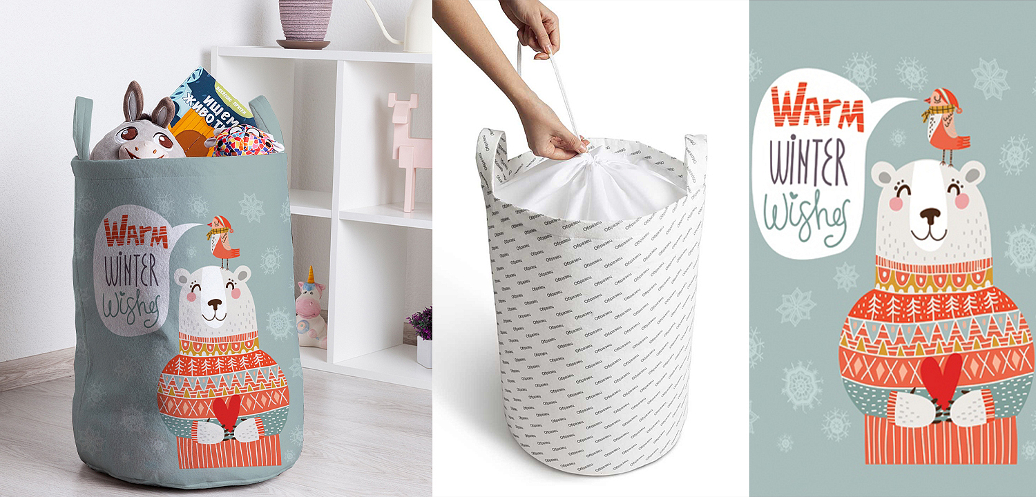 Корзина Warm winter wishes Basket - Loft-Concept в Твери