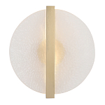 Бра с белым матовым стеклянным плафоном круглой формы Soft Glow Harmony варинант исполнения - 2 | Loft Concept в Твери