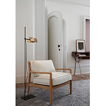 Торшер с плафоном из перфорированного металла Elledge Floor Lamp варинант исполнения - 2 | Loft Concept в Твери