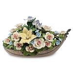 Статуэтка фарфоровая Лодка с цветами Charming Statuette варинант исполнения - 1 | Loft Concept в Твери
