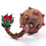 Статуэтка тропический фрукт Pandora Tropical Fruit Fuchsia Green Brown Flower варинант исполнения - 2 | Loft Concept в Твери