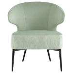 Современное мягкое кресло на металлических ножках Rakush Pistachio варинант исполнения - 2 | Loft Concept в Твери