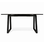 Стол обеденный раздвижной с прямоугольной бежевой столешницей Magali варинант исполнения - 3 | Loft Concept в Твери