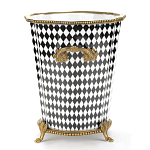 Фарфоровое кашпо Black and white square варинант исполнения - 3 | Loft Concept в Твери